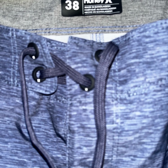 Hurley Other - Hurley Navy Lace-Up Board Shorts Men’s size 38, never worn